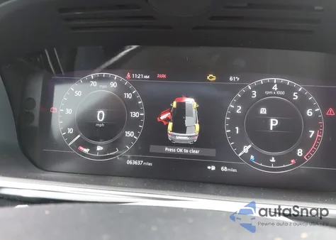 2019 Land Rover Range Rover Sport Hse Mhev из США, поврежденный, VIN SALWR2RU1KA863705